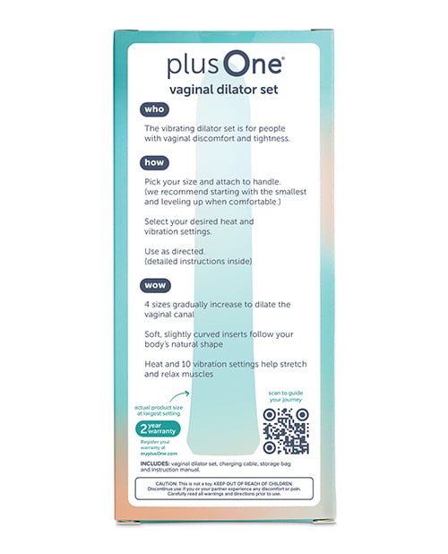 plusOne - Set Dilator Faraj Boleh Cas Semula Progresif
