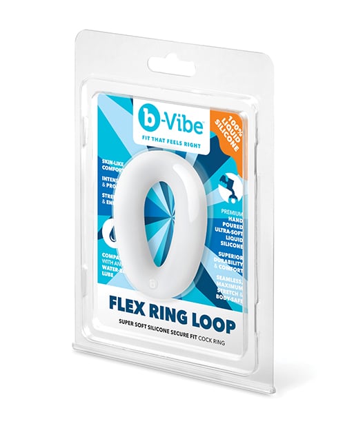 B-Vibe - Flex Ring Loop 硅胶鸡环(透明)