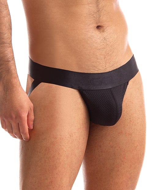 665 - Stealth Sheer Men's Jockstrap Underwear (Black) CherryAffairs