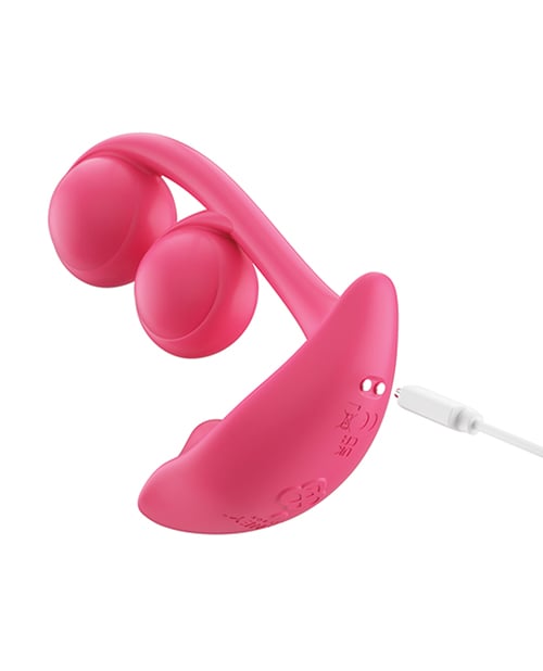 Honey Play Box - Melody Twin Balls Dual-Action Rabbit Vibrator (Pink) OT1314 CherryAffairs