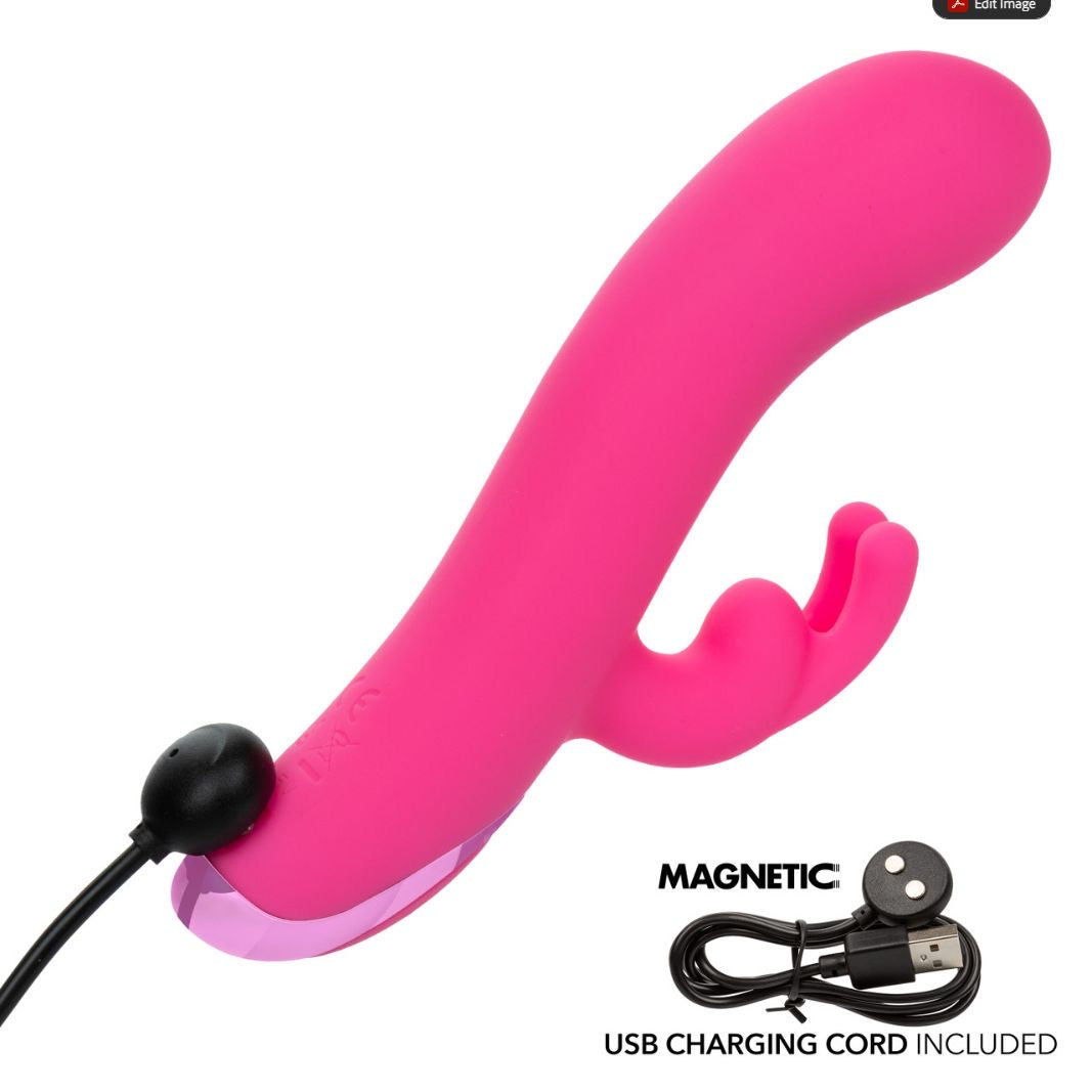 CalExotics - Kroma Turbo G Bunny 可充电兔形振动器(粉色)