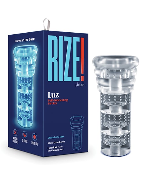 Blush Novelties - Rize Luz 夜光自慰器(透明色)