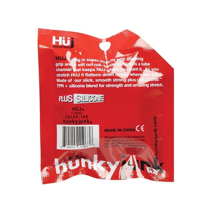 Hunky Junk - C-Ring Stretch Silicone Cock Ring (Blue) OX1067 CherryAffairs