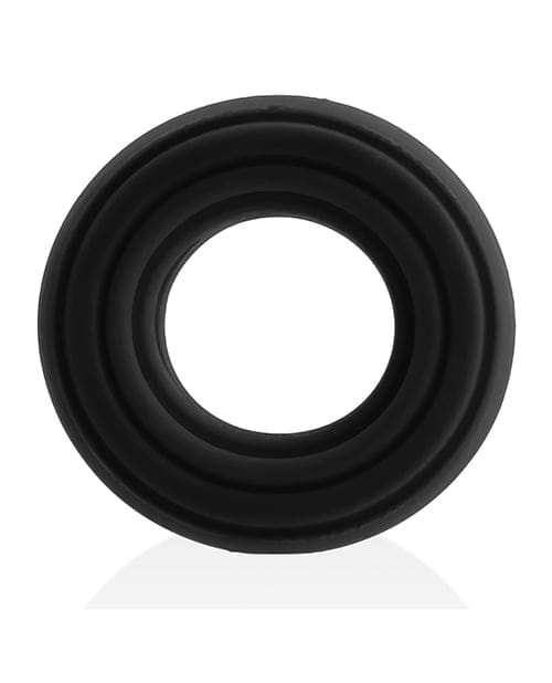 Hunky Junk - Roto Silicone Cock Ring (Black) OX1069 CherryAffairs