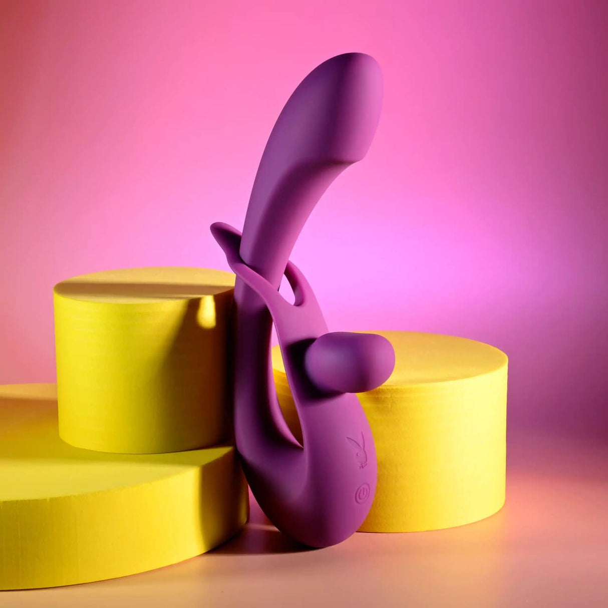 Playboy - Cha Cha Slide Adjustable Rechargeable Rabbit Vibrator (Purple) PLB1030 CherryAffairs