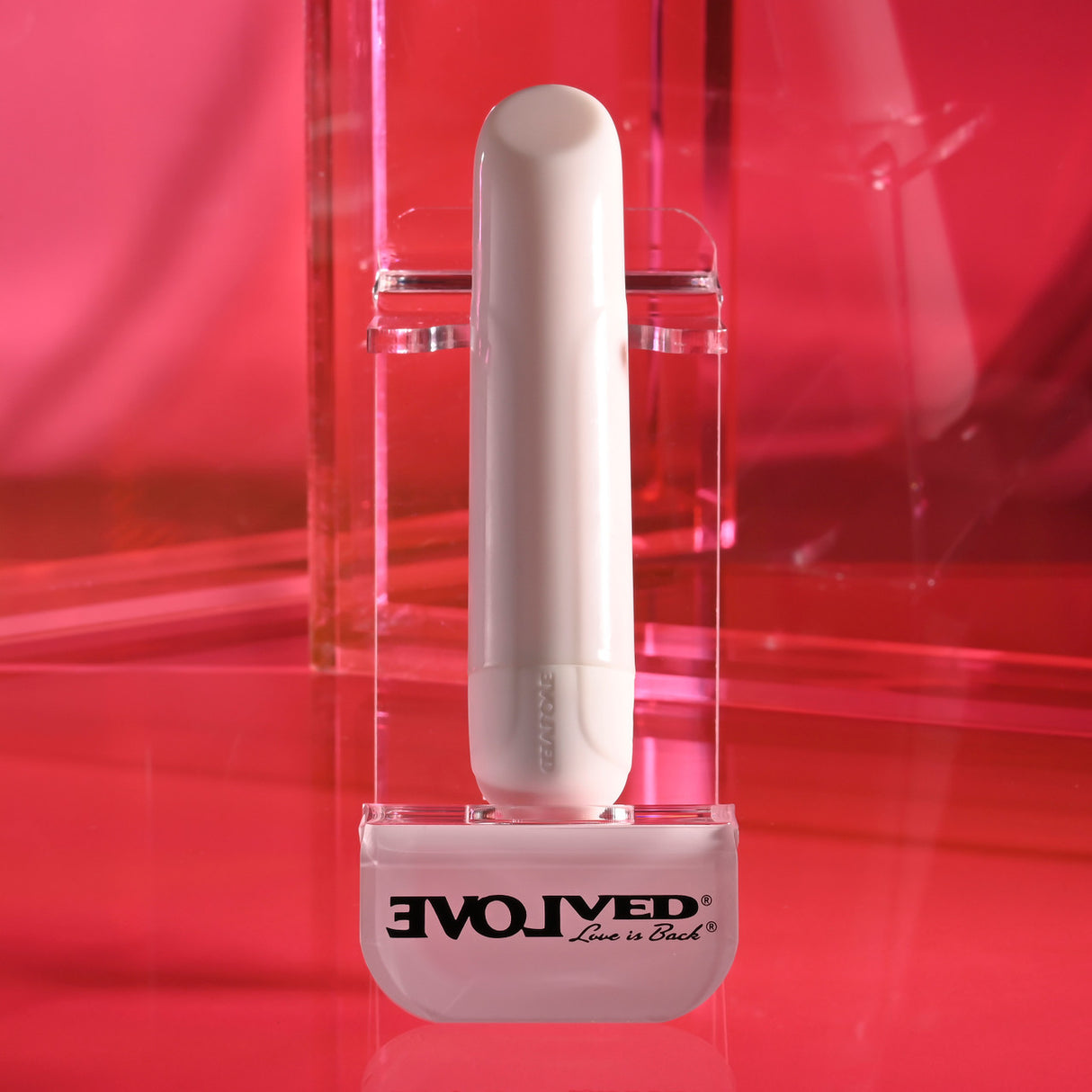 Evolved - Penggetar Peluru Boleh Dicas Semula Shine On (Merah Jambu)
