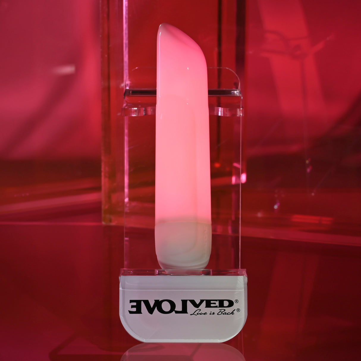 Evolved - Penggetar Peluru Boleh Dicas Semula Shine On (Merah Jambu)