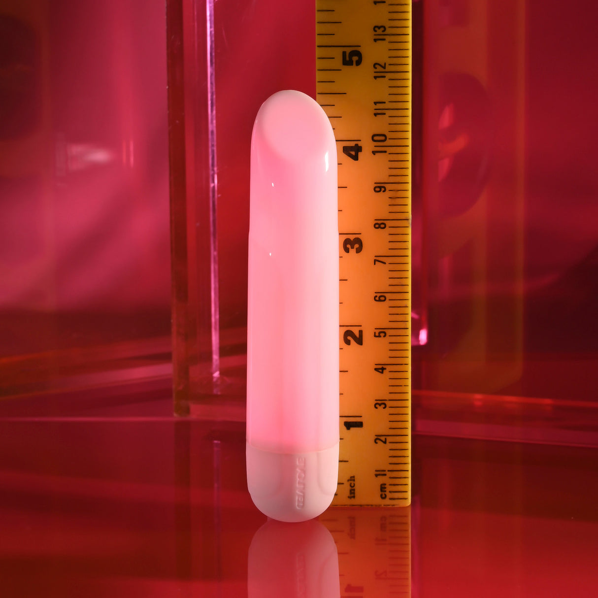 Evolved - Penggetar Peluru Boleh Dicas Semula Shine On (Merah Jambu)