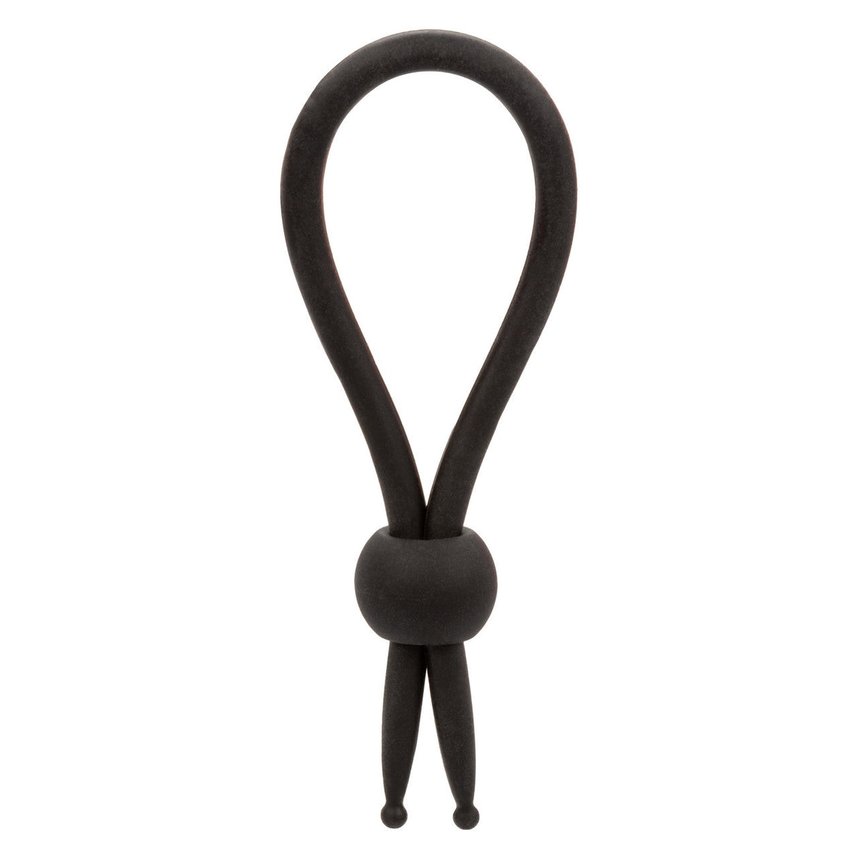 CalExotics - Alpha Liquid Silicone Adjustable Lasso Cock Ring (Black) – product view 8