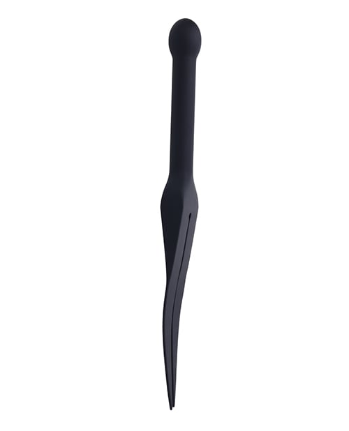 Sportsheets - Edge Silicone Tawse Double Tail Impact Paddle (Black) – product view 3