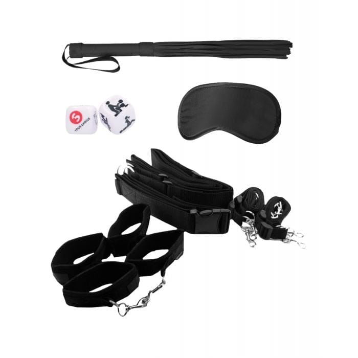 Shots - Ouch Bondage Belt and Bed Restraint System (Black) ST1089 CherryAffairs