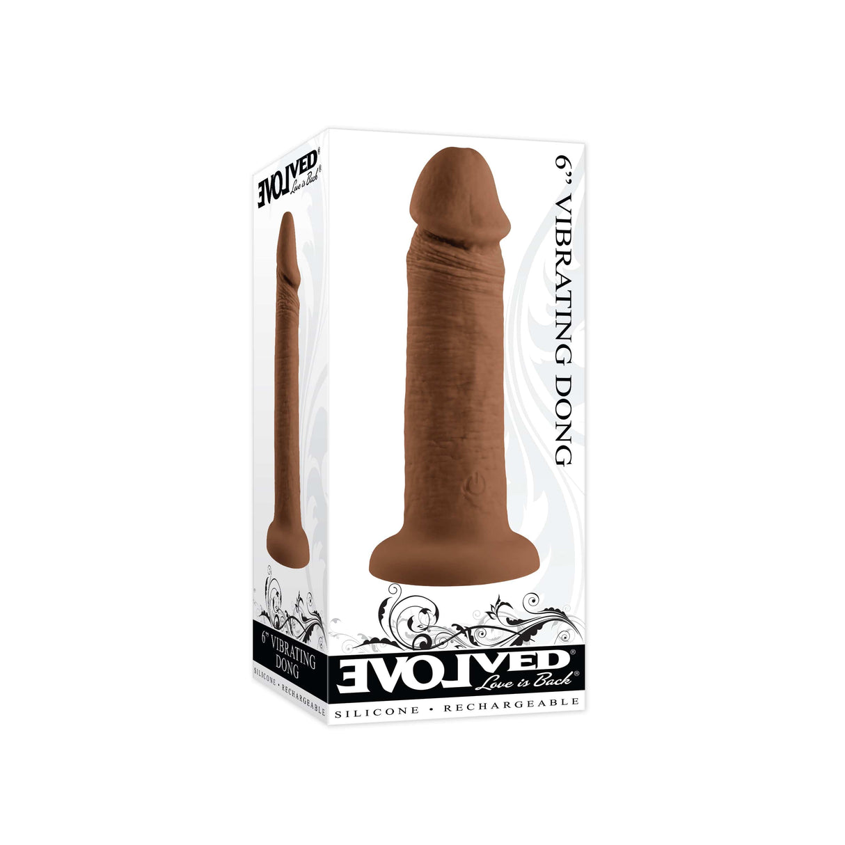 Evolved - Vibrating Realistic Dong 6" CherryAffairs