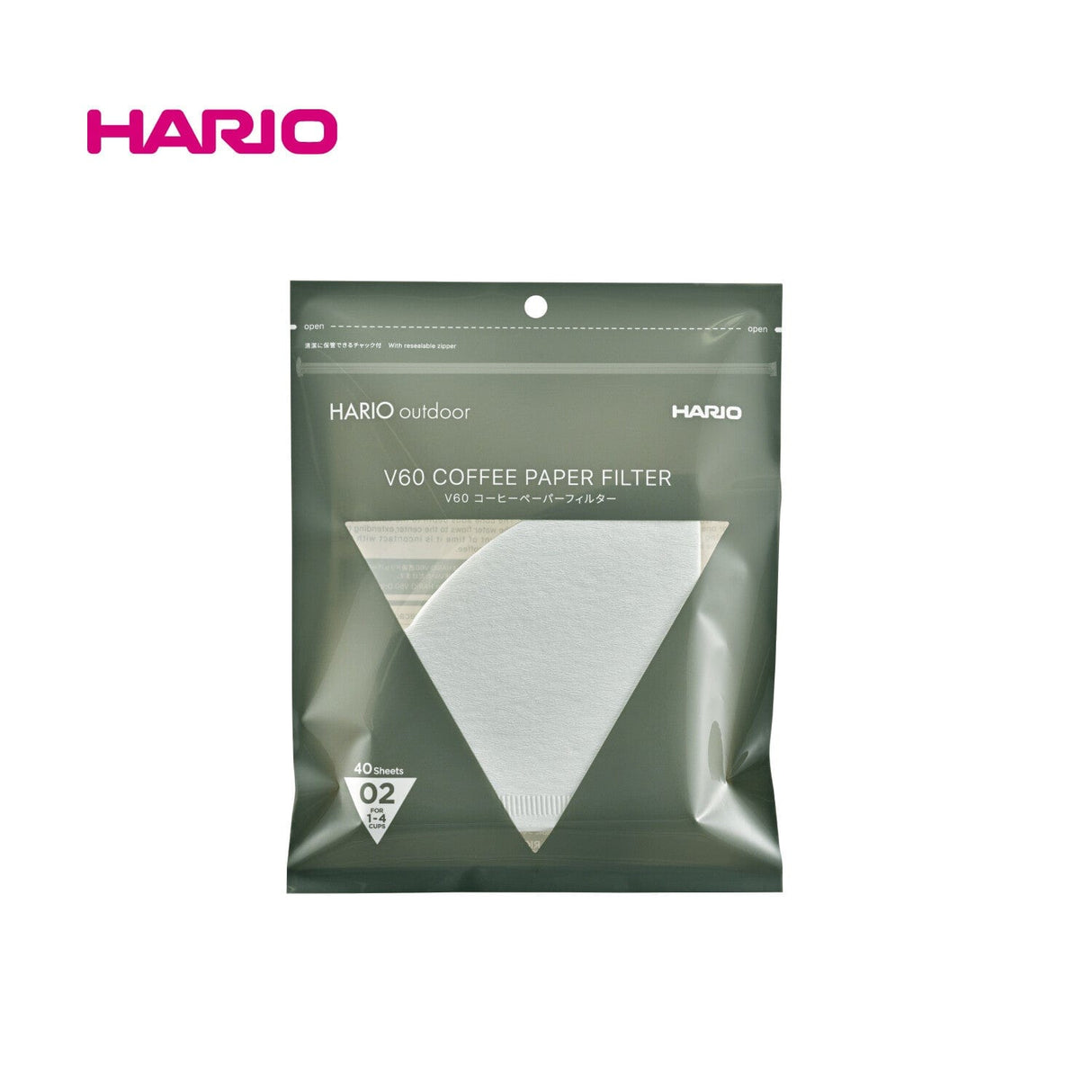 Hario - V60 Coffee Paper Filter 02 40 Pieces (White) HR1005 CherryAffairs