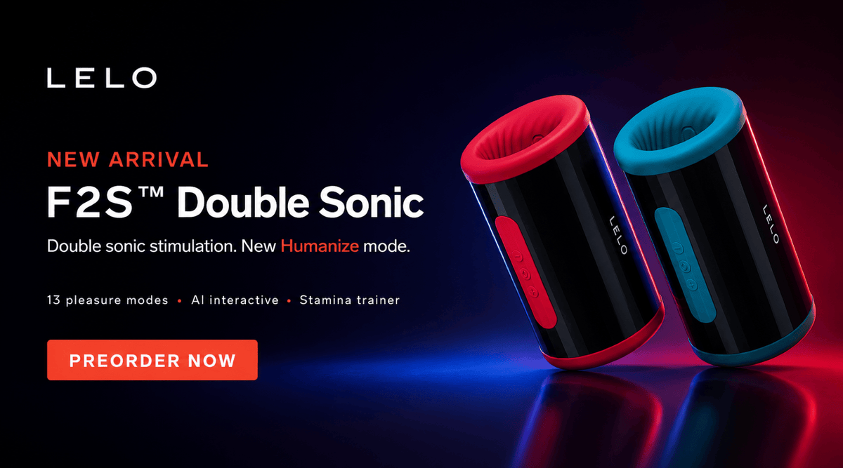 LELO - F2S™ Double Sonic App-Controlled Massager & Stroker CherryAffairs