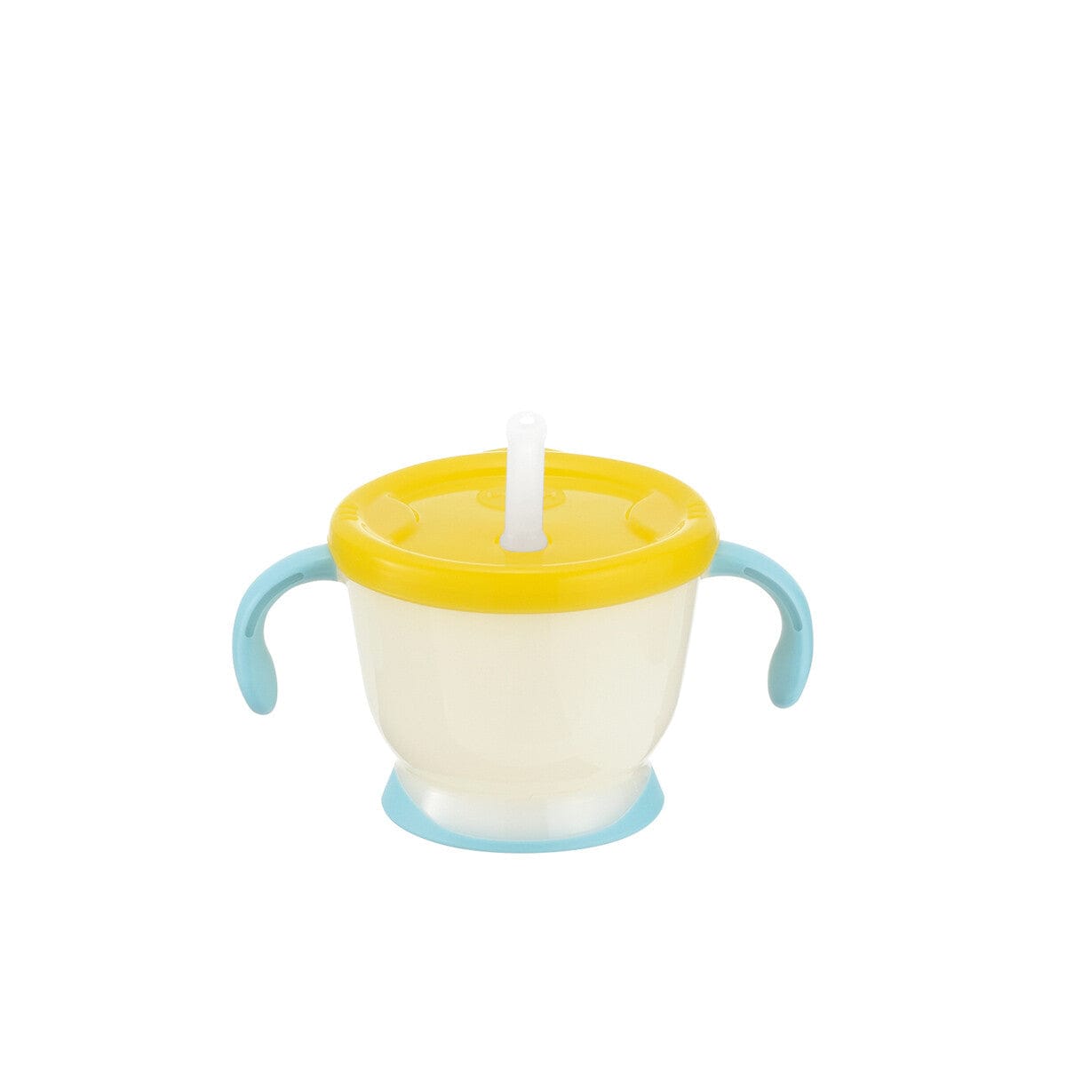 Richell - Aqulea Sippy Straw Baby Training Cup Mug Yellow 4973655220122 Baby Cup