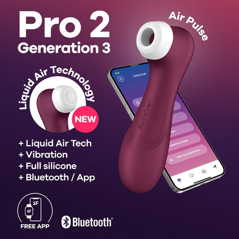Satisfyer - Pro 2 第三代应用控制液态气流脉冲阴蒂刺激器