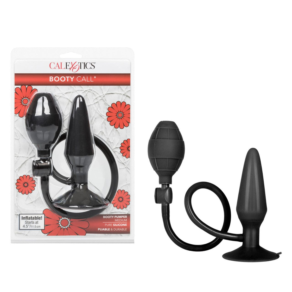 California Exotics - Booty Call Booty Expandable Pumper Black 716770083630 Expandable Anal Plug (Non Vibration)