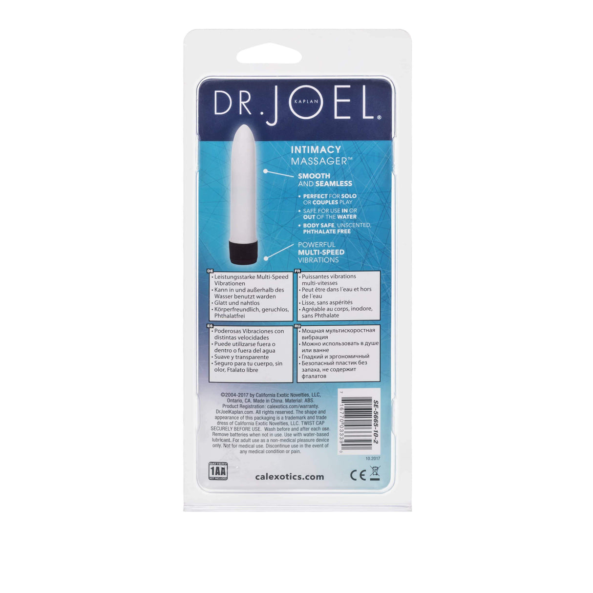 California Exotics - Dr Joel Kaplan Intimacy Vibrating Massager 4.5" (White) CE1851 CherryAffairs