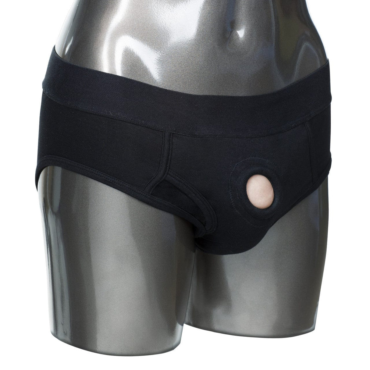 California Exotics - Packer Gear Black Brief Harness Strap On CherryAffairs