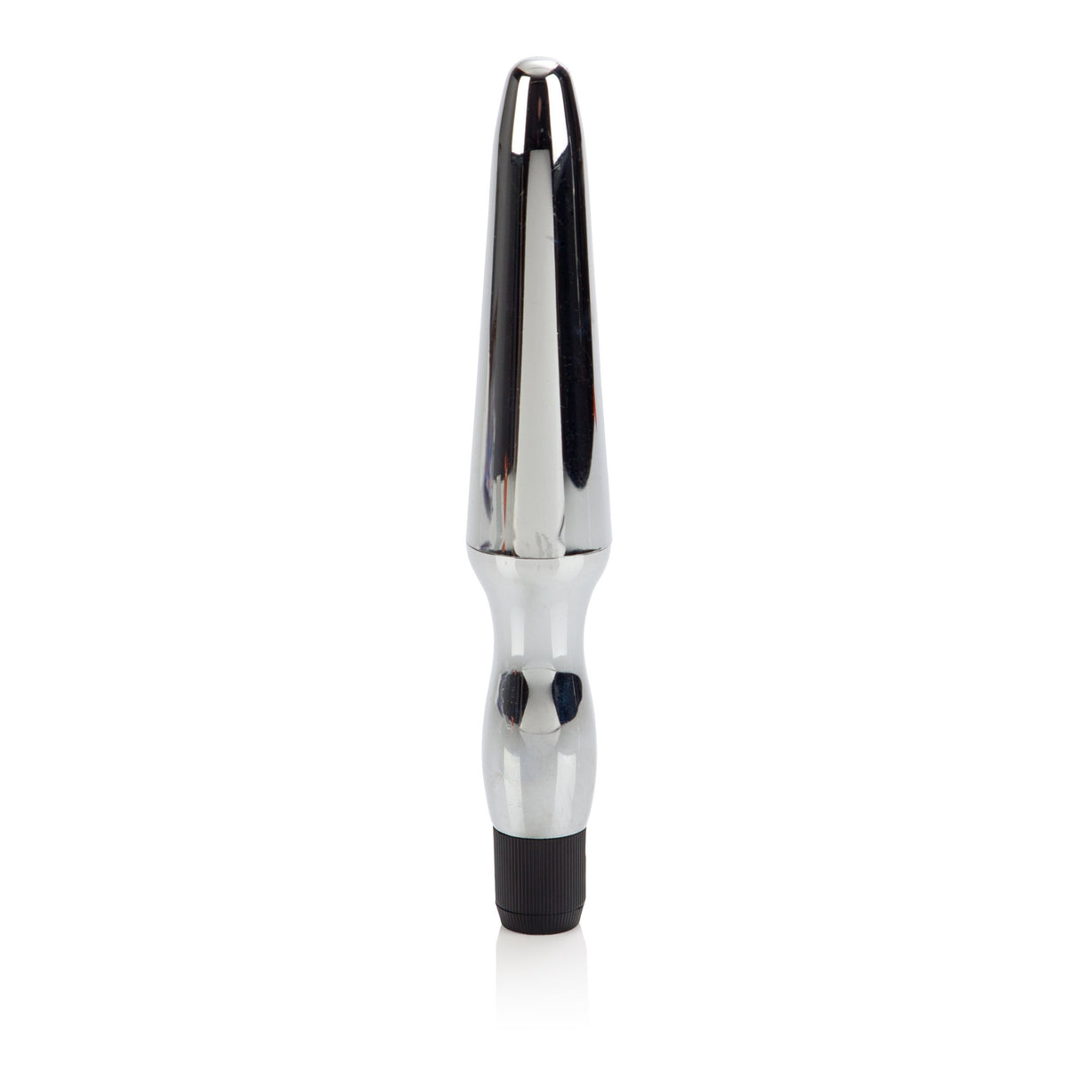 California Exotics - Vibrating Waterproof Anal Probe Prostate Massager (Silver) CE1546 CherryAffairs
