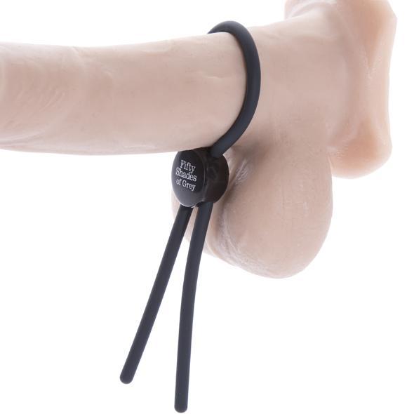 Fifty Shades of Grey - Again and Again Adjustable Cock Ring - CherryAffairs.sg