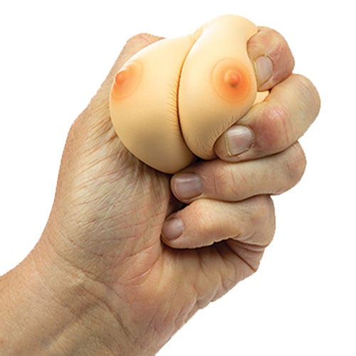 Hott Products - Stress Relief Breast Squishy Toy Fun Gift (Beige) Party Novelties