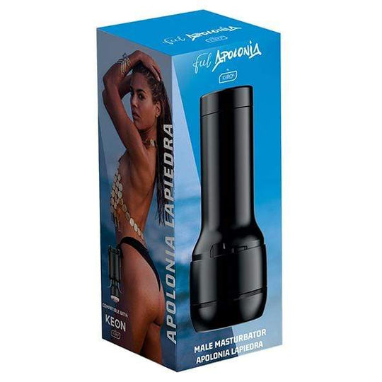 Kiiroo - Koleksi FeelStars Apolonia Lapiedra Masturbator Stroker (Hitam)