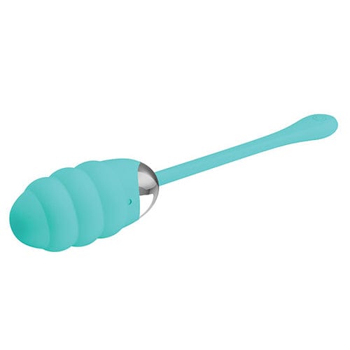Pretty Love - Franklin Silicone Remote Egg Vibrator (Turquoise) Wireless Remote Control Egg (Vibration) Rechargeable