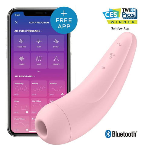 Satisfyer - Curvy 2+ 应用控制式气流刺激阴蒂震动器