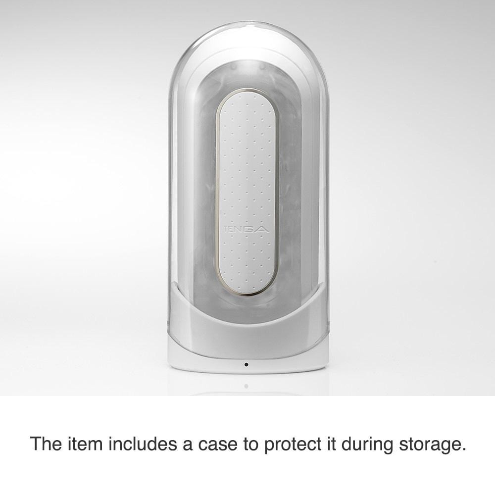 Tenga - Flip Zero 0 Electronic Vibration Masturbator (White) TE1099 CherryAffairs
