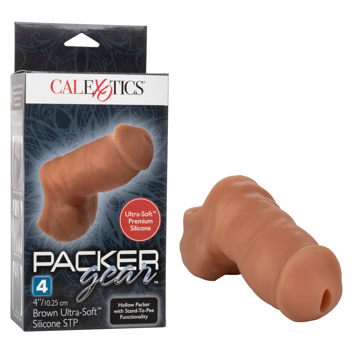 CalExotics - Packer Gear 4英寸超柔软硅胶站立小便（STP）填充器