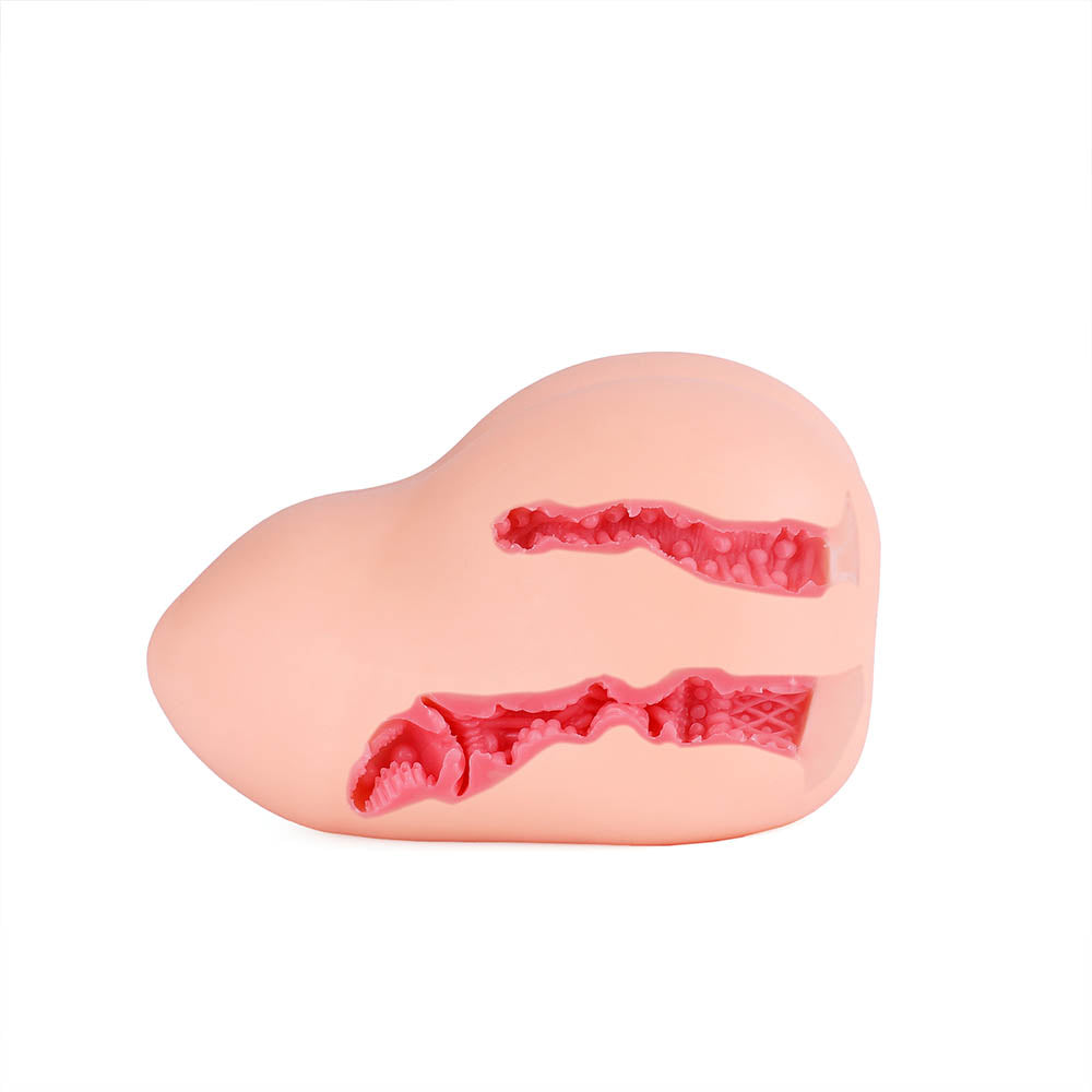 XTC Japan - Masturbator 3D Kemasukan Berganda Hubungan Rahsia Kakak Tiri (Beige)