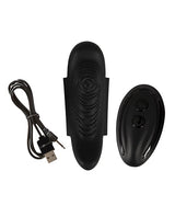Orion - GoGasm Remote-Control Panty Vibrator (Black) - Black