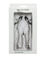 Sportsheets - Sex & Mischief Chained Nipple Clamps - Multi Colour