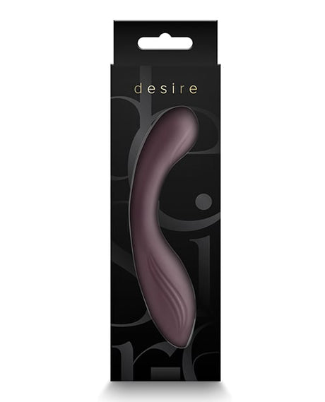 NS Novelties - Desire Pure Rechargeable G-Spot Vibrator (Brown) - Brown