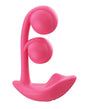 Honey Play Box - Melody Twin Balls Dual-Action Rabbit Vibrator (Pink) - Pink