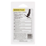 CalExotics - Boundless Beaded Anal Plug (Black) - Black