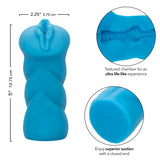 CalExotics - ANIME Textured Soft Masturbator - Blue / Bunny