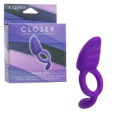 CalExotics - Closer Ring Passion 可充电震动鸡巴环（紫色）