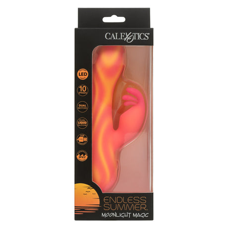 CalExotics Endless Summer Moonlight Magic 充电式兔子振动器（橙色）