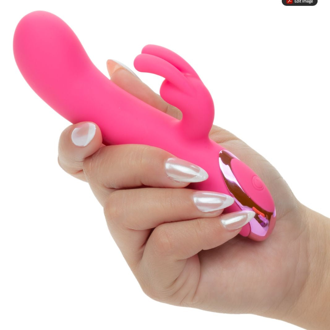 CalExotics - Kroma Turbo G Bunny 可充电兔形振动器（粉色）