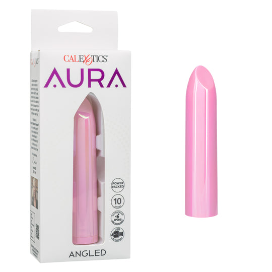 CalExotics - Aura Angled Bullet Vibrator (Merah jambu)