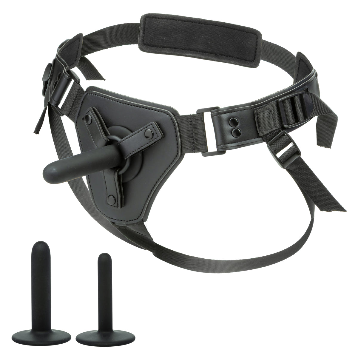 CalExotics - Onyxxx Peg & Play Silicone Pegging Kit (Black) - Black