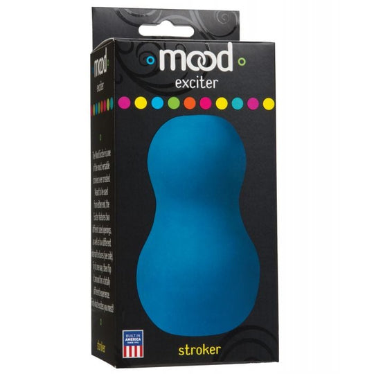 Doc Johnson - Mood ULTRASKYN Exciter Alat Masturbasi Tekstur Berkembar (Biru)