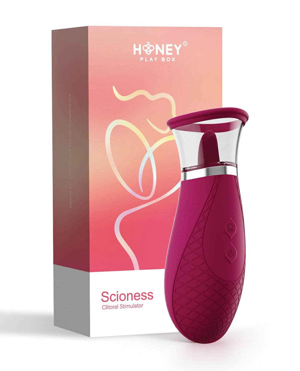Honey Play Box - Scioness Sucking & Licking Clitoral Stimulator (Pink) - Pink