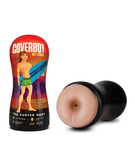 Blush Novelties - Coverboy The Surfer Dude Alat Melancap Lelaki Realistik (Beige)