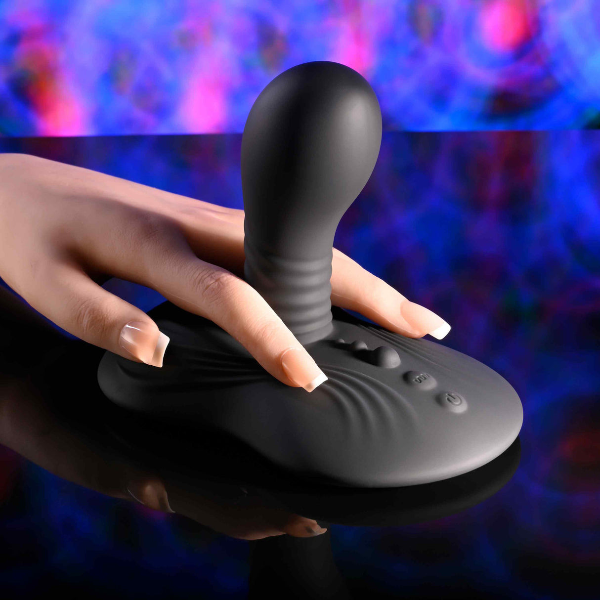 Playboy – Vibrator Tunggangan Kawalan Jauh Sittin’ and Spinnin’ (Hitam)
