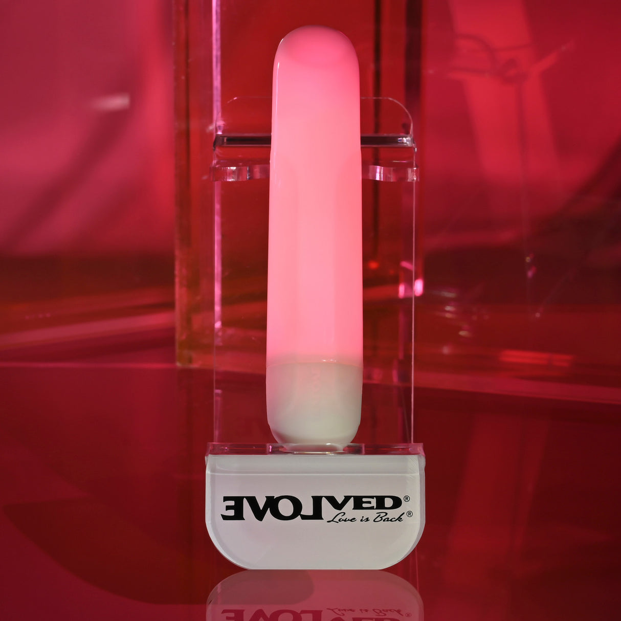 Evolved - Penggetar Peluru Boleh Dicas Semula Shine On (Merah Jambu)
