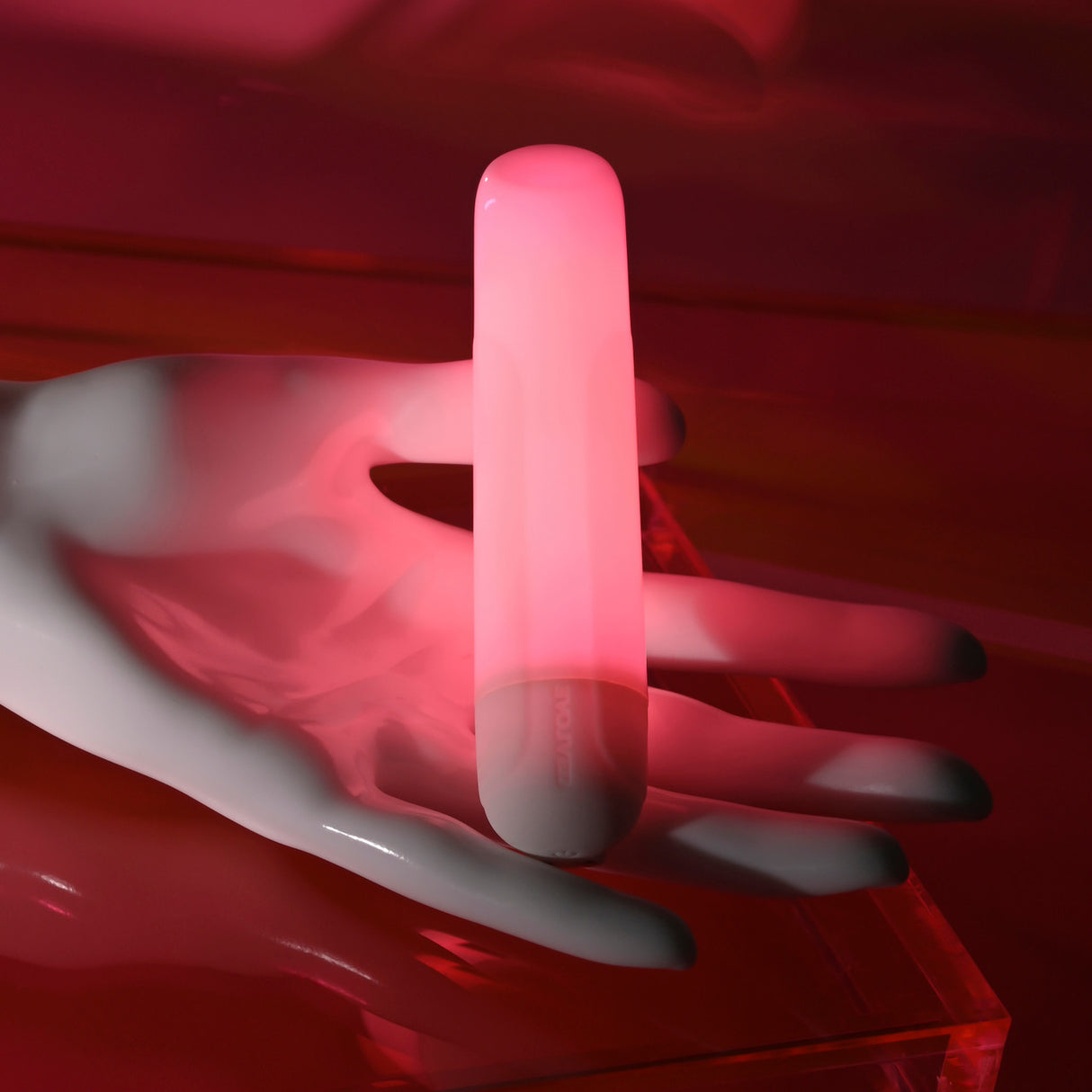 Evolved - Penggetar Peluru Boleh Dicas Semula Shine On (Merah Jambu)