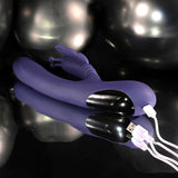 Evolved - Wings of Frenzy Rechargeable Rabbit Vibrator (Purple)